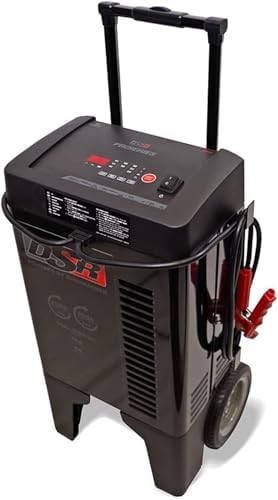 Wheeled battery charger and maintainer