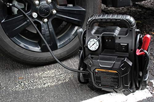 Black compressor jump starter — photo 3