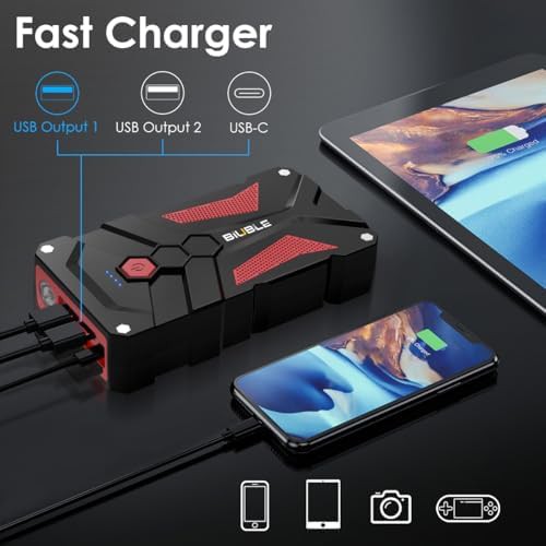 Quick charge booster pack with LED light — photo 3