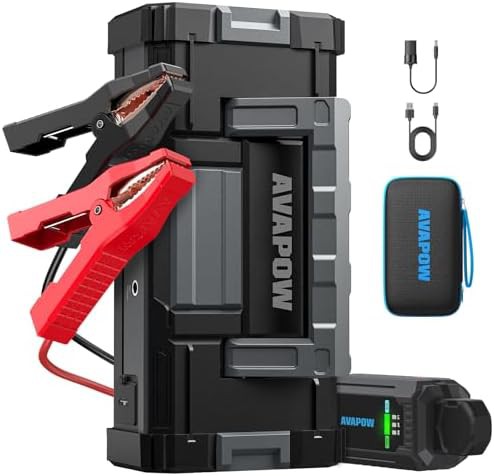 AVAPOW 6000A portable car battery jump starter