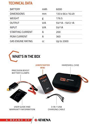 Mini powerbank and motorcycle jump starter — photo 4