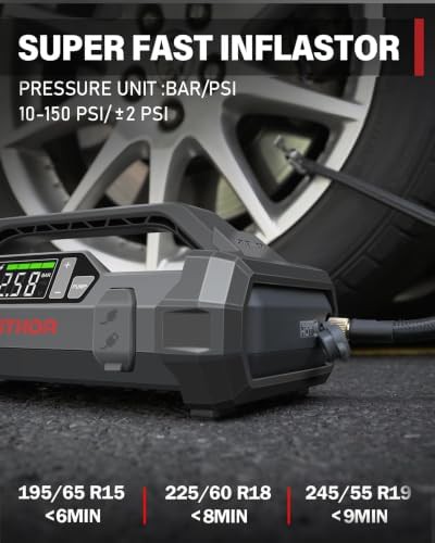 Jump Starter with Integrated Air Compressor — photo 4