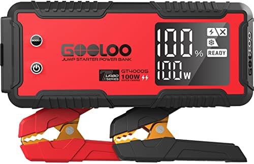 Fast Charging 4000A USB-C Jump Starter