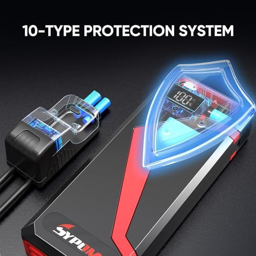 Lithium 12V jump box with LED flashlight — photo 4