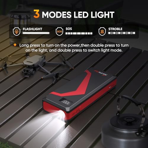 Lithium 12V jump box with LED flashlight — photo 5