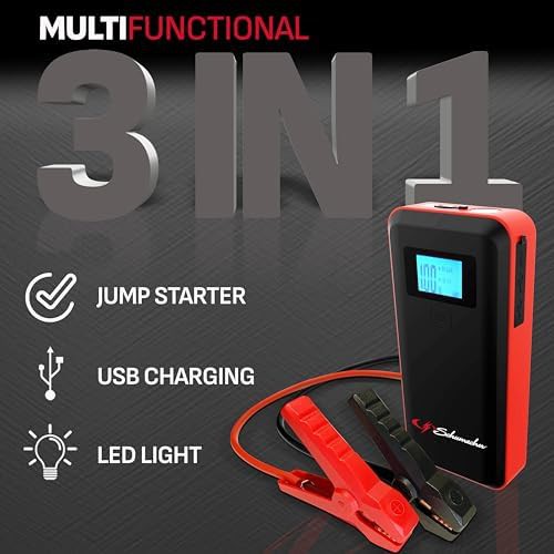 Lithium ion jump box with LED light — photo 3