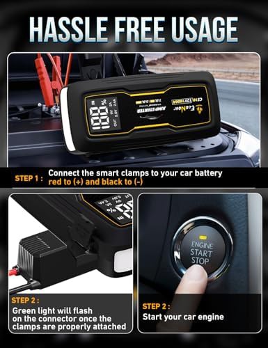 Lithium ion motorcycle jump box with LCD — photo 3