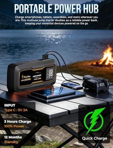 Lithium ion motorcycle jump box with LCD — photo 5