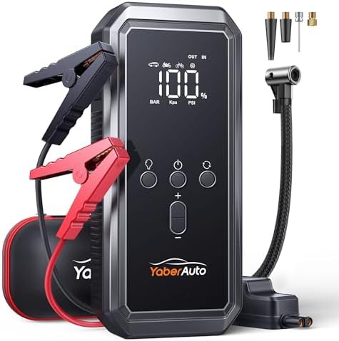 High Wattage DC Jump Starter with Compressor