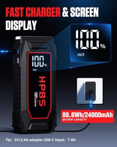 LCD display 5000A gas and diesel starter — photo 5