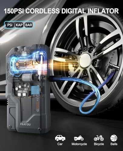 Five in one jump box with tire inflator — photo 3