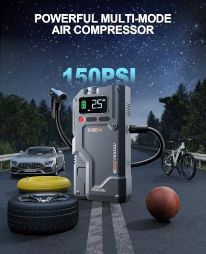 Five in one jump box with tire inflator — photo 4