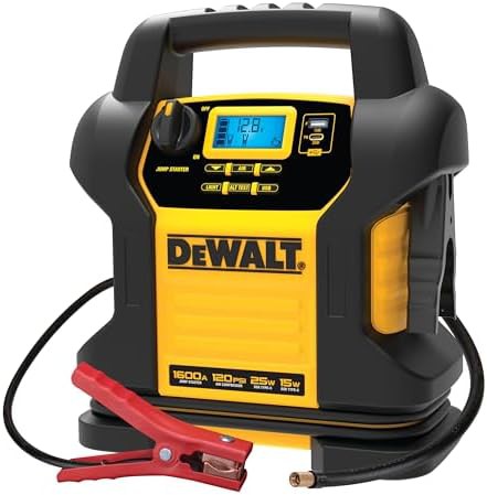 Digital 1600 Amp Jump Starter with Auto-Shutoff
