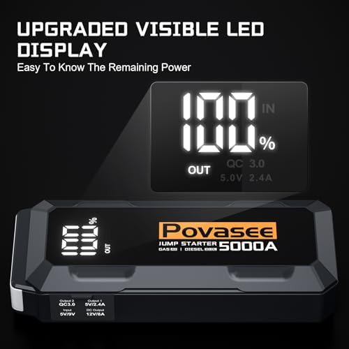 LCD display 5000A diesel jump box — photo 5