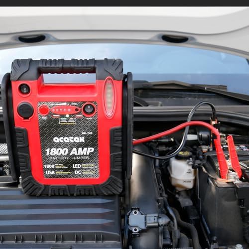 Portable 1800A power bank jump starter — photo 3
