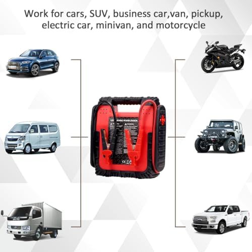 Portable 1800A power bank jump starter — photo 4
