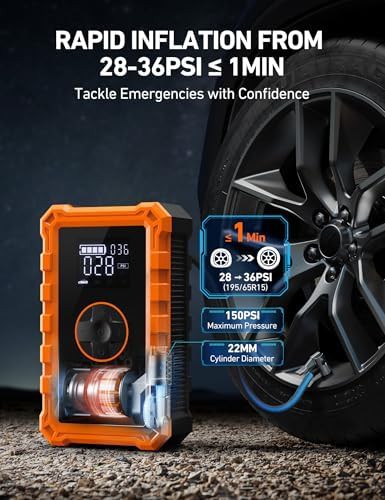 Jump Starter with Integrated Air Compressor Unit — photo 3