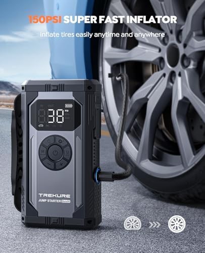 Jump Starter with 150PSI Air Compressor — photo 3