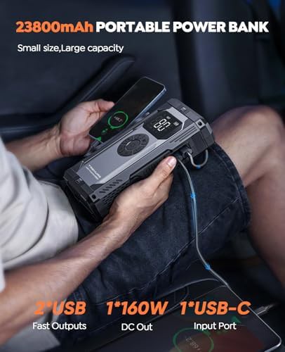 Jump Starter with 150PSI Air Compressor — photo 4