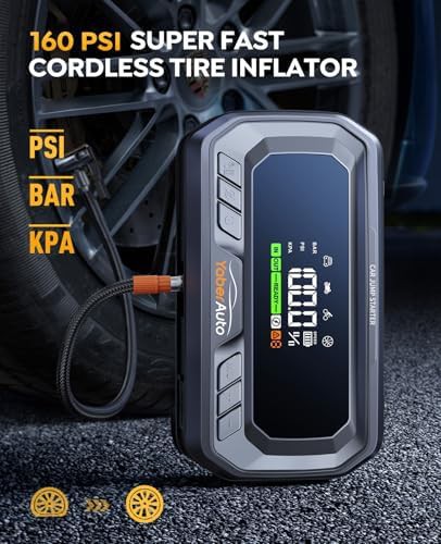 Fast Charging Jump Starter with Air Compressor — photo 3