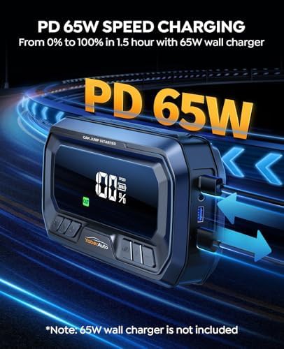 Fast Charging Jump Starter with Air Compressor — photo 4