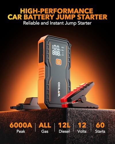 OXILAM 6000A jump starter with Type-C power bank — photo 4