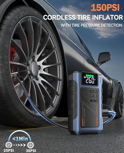 Portable 4500A jump box with inflator — photo 3