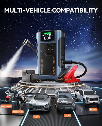 Portable 4500A jump box with inflator — photo 4