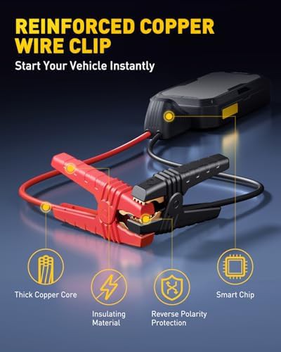Jump starter with 2000LM LED work panel — photo 4