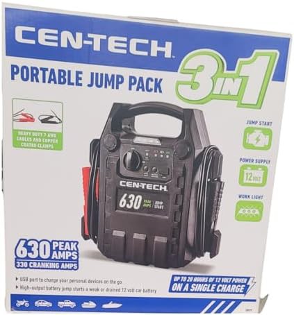 Portable lead acid jump pack