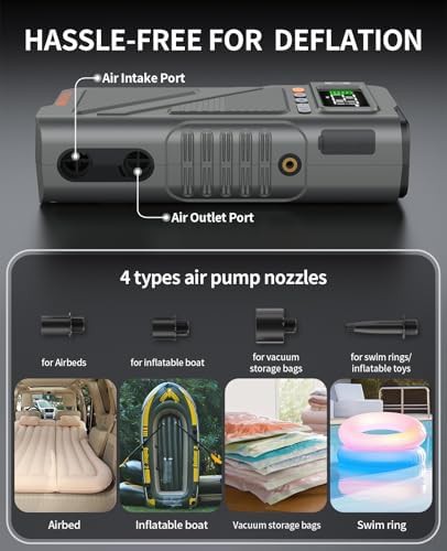High power jump pack with deflator pump — photo 4