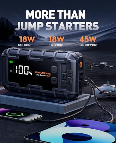 Portable jump box with integrated air compressor — photo 5