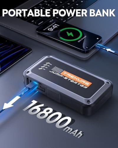 Compact 4000A Portable Car Battery Jump Box — photo 3