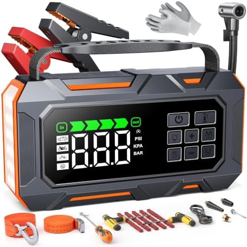 Deluxe 8000A Jump Starter and Inflator