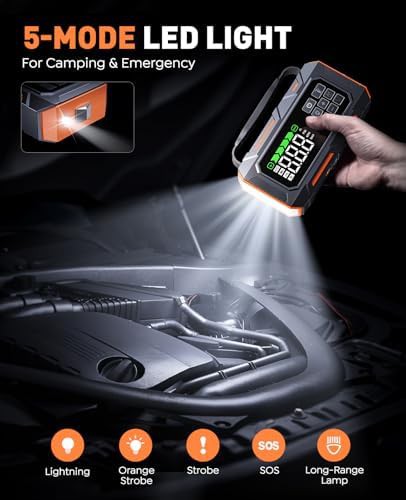 Deluxe 8000A Jump Starter and Inflator — photo 4