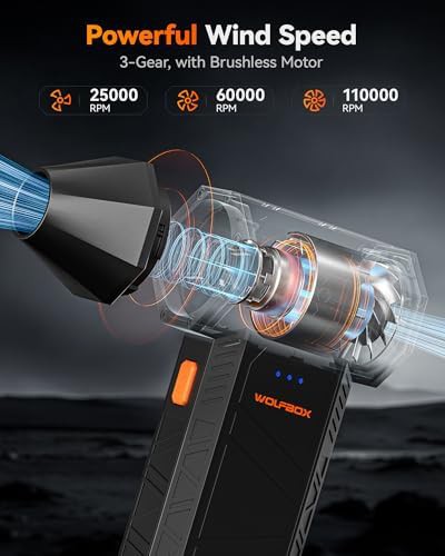 Powerful Jump Starter with Cordless Air Duster — photo 3