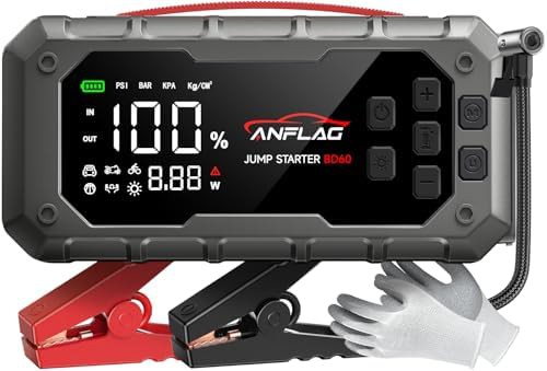 ANFLAG 8000A jump starter with PD65W