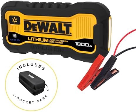 DEWALT DXAELJ18C 1800 peak amp lithium jump starter — photo 5