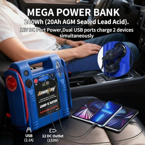 Peak amp booster with USB ports — photo 4