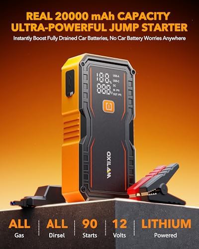 Portable jump pack with LED flashlight — photo 3