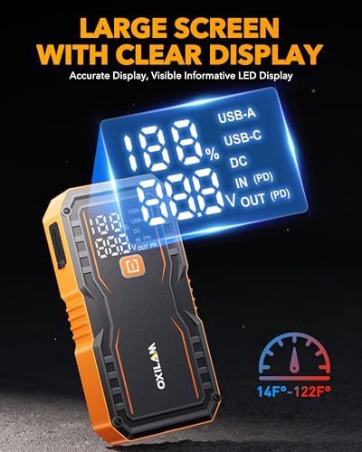 Portable jump pack with LED flashlight — photo 5