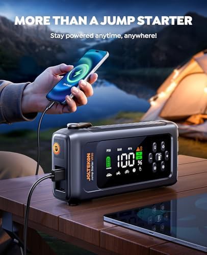Portable jump starter with 150PSI air compressor — photo 4