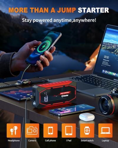 Portable car battery jumper starter for motorcycles — photo 3