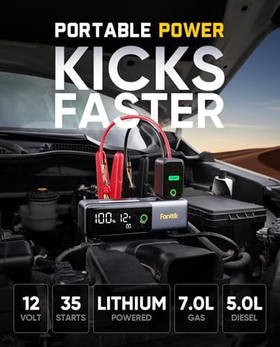 Potent T10 portable jump starter for gas and diesel — photo 2