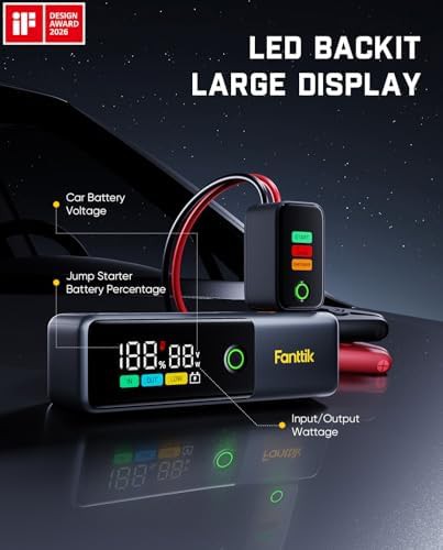 Potent T10 portable jump starter for gas and diesel — photo 4