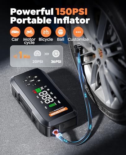 Compact 4500A jump starter with 10 safety protections — photo 3