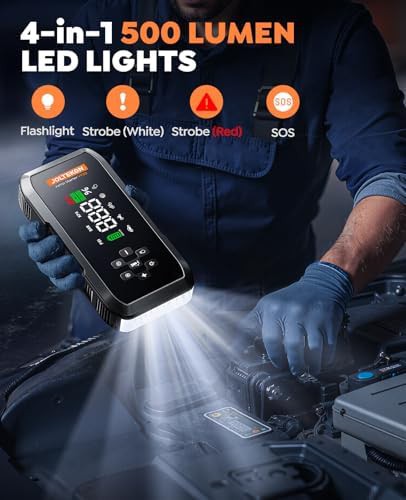 Compact 4500A jump starter with 10 safety protections — photo 5