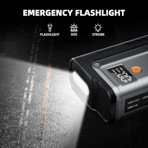 Lithium 6000A booster pack with flashlight — photo 3