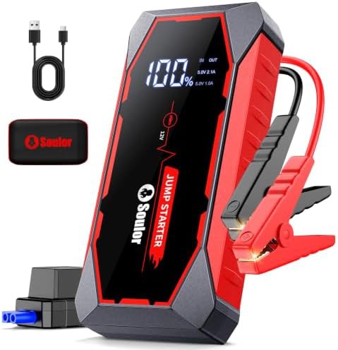 Soulor 7000A lithium ion car jump starter