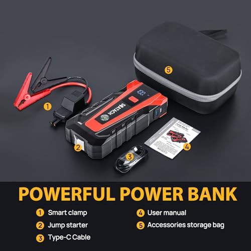 Scatach 3000A car battery jump starter pack — photo 5